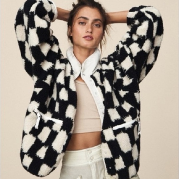 Free People Jackets & Blazers - Free People Hit the Slopes Fleece Jacket